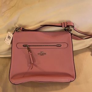 Coach NWT Pink Tulip Mae File Crossbody